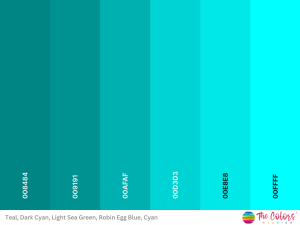 Cyan Color Meaning Shades And Color Codes