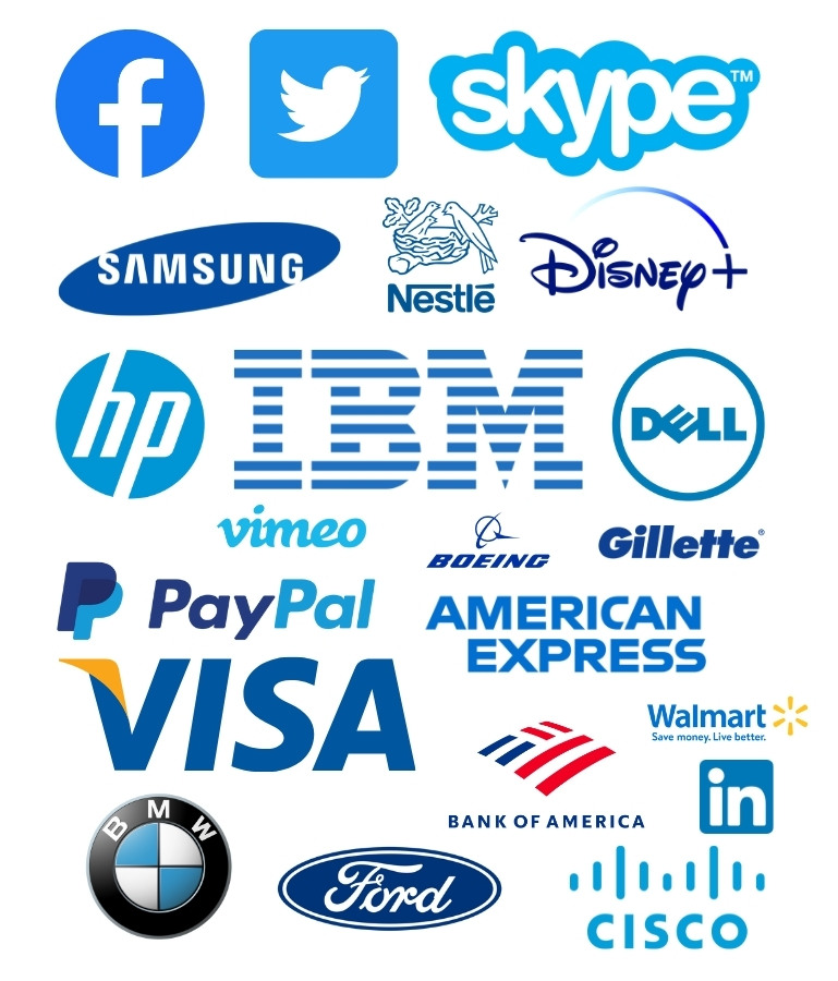 blue logo brands