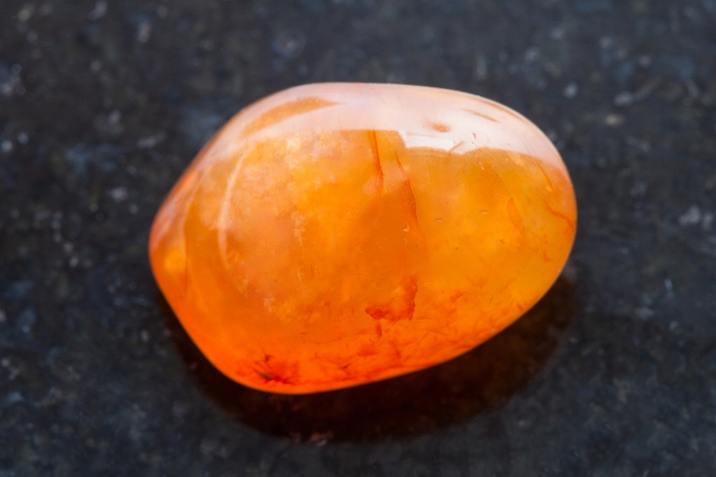 Orange carnelian