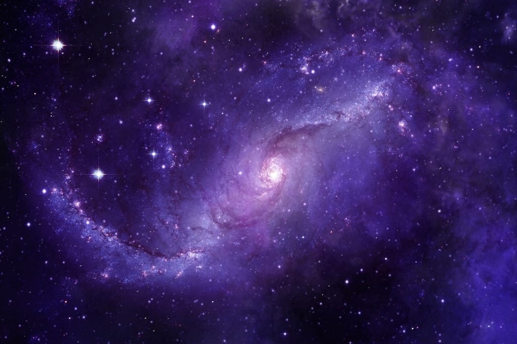 Galaxy in space