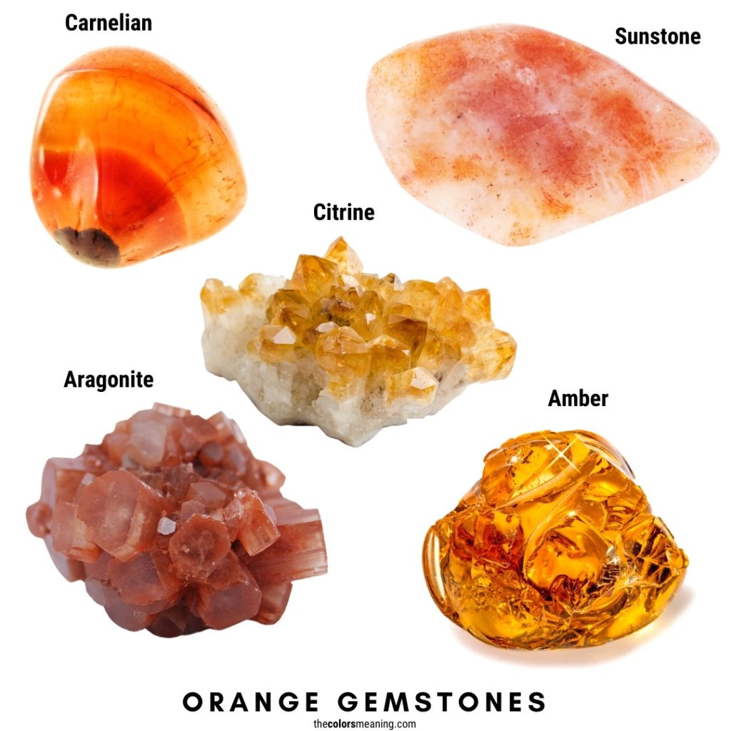 orange gemstones