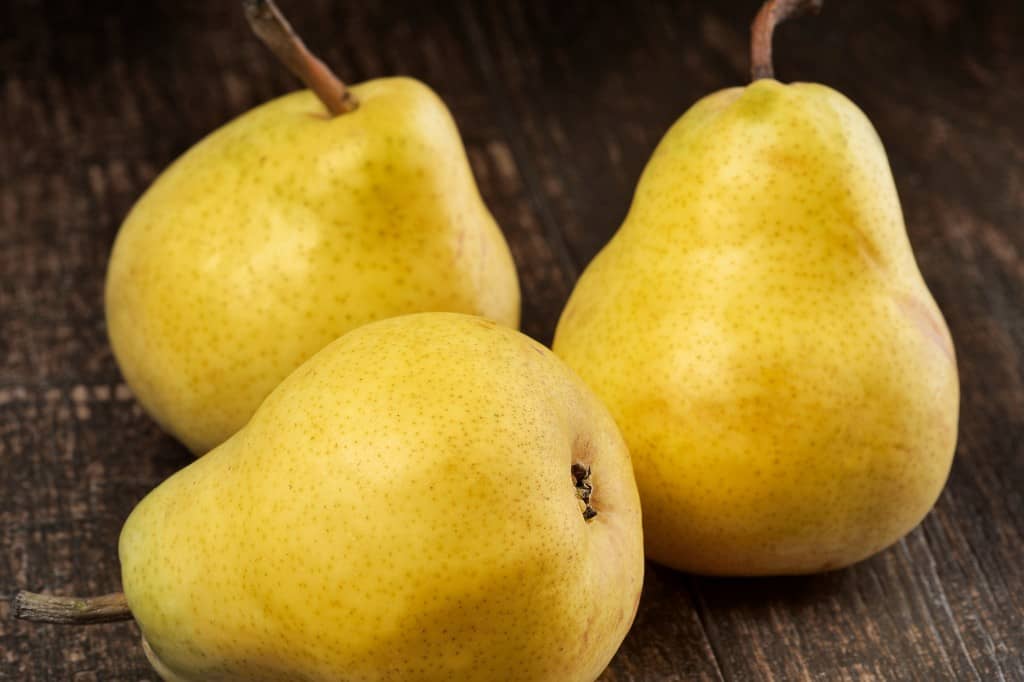 Yellow pears