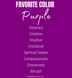 Favorite Color Purple: What Does It Say About Your Character