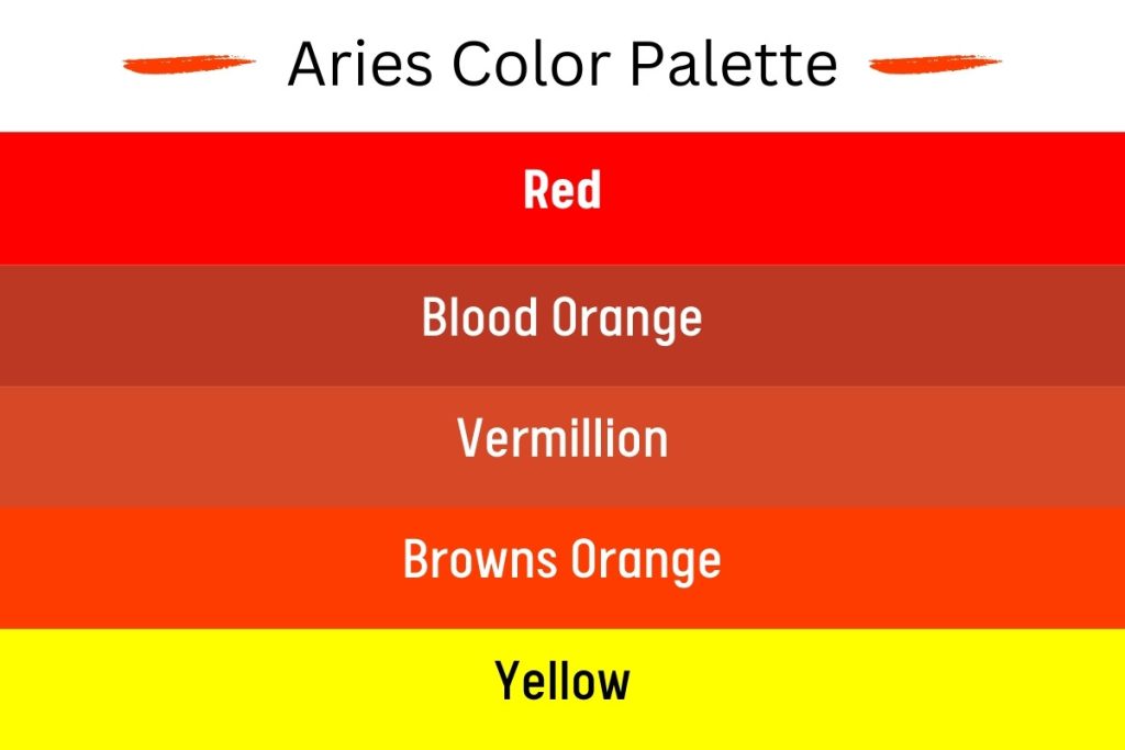 Aries color palette
