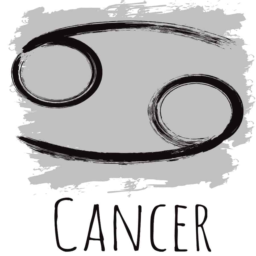 Cancer color silver symbol