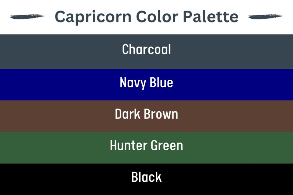 Capricorn color palette