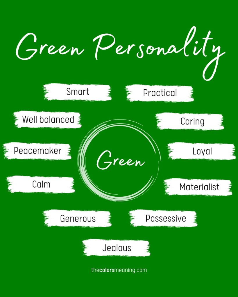 Favorite color green personality