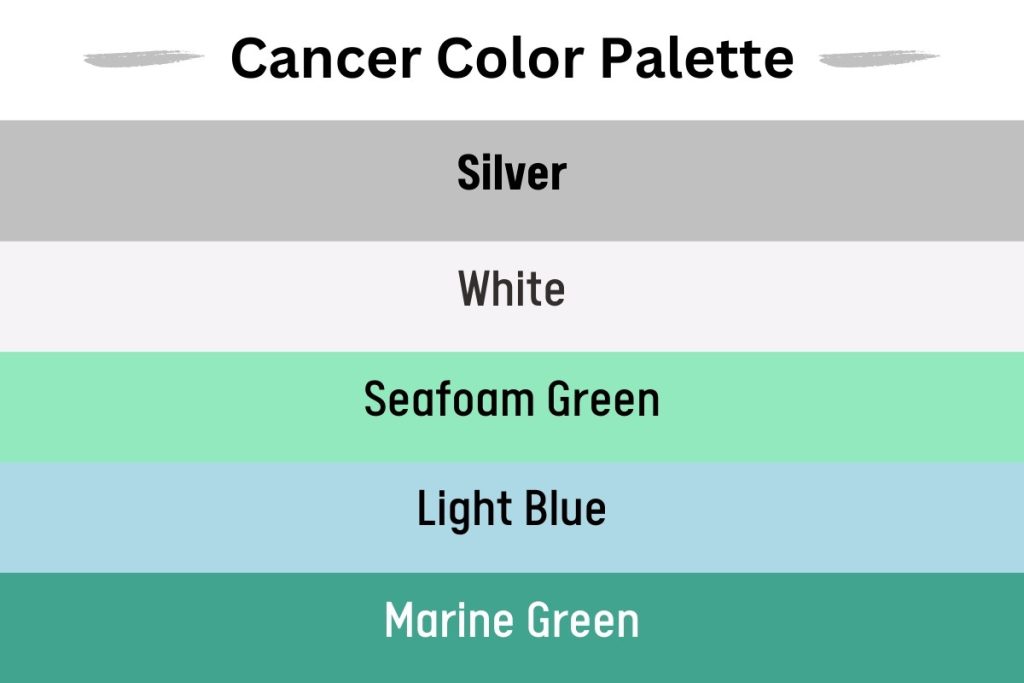 Cancer colors zodiac