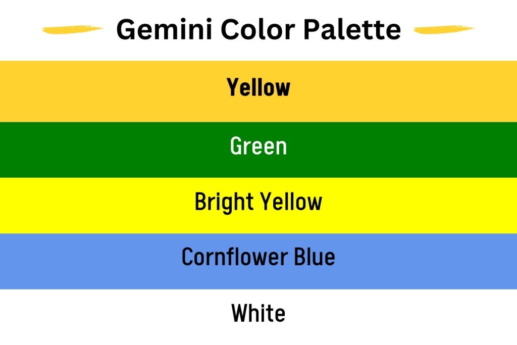 Gemini Color Palette and Meanings (+ Colors to Avoid)