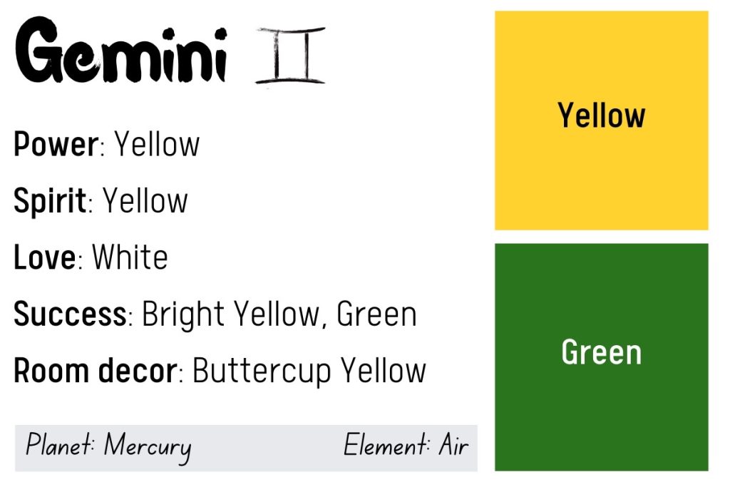 Gemini colors
