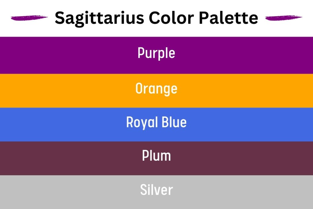 Sagittarius Color Palette and Meanings (+ Colors to Avoid)