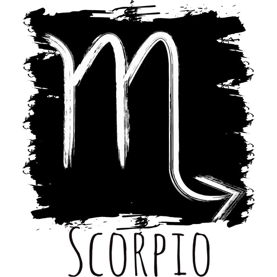 Scorpio color black symbol