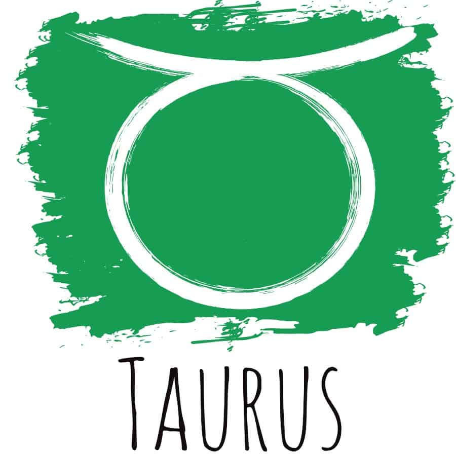 Taurus color green symbol