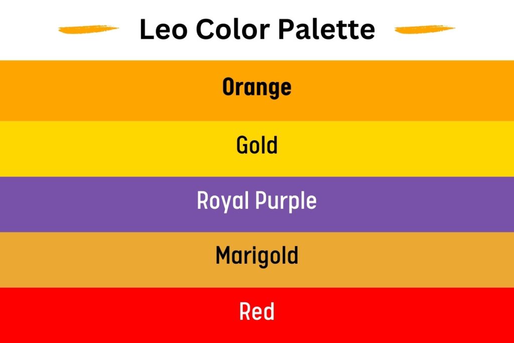 Leo color palette