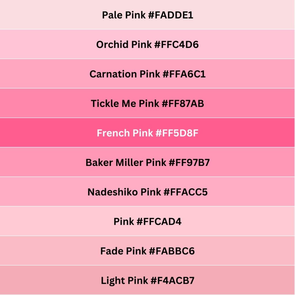Light Pink Color