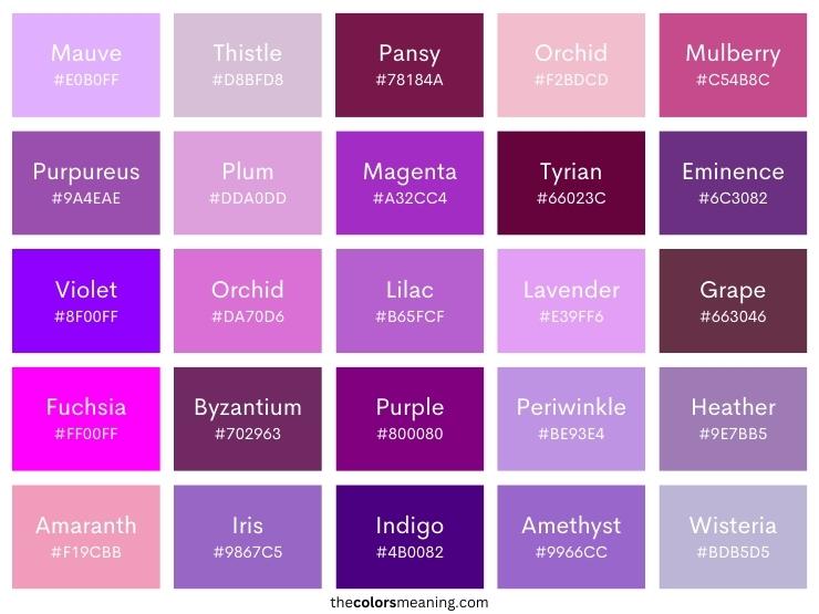 These 340 Unique Color Names Make The Best Color Thesaurus!, 58 OFF