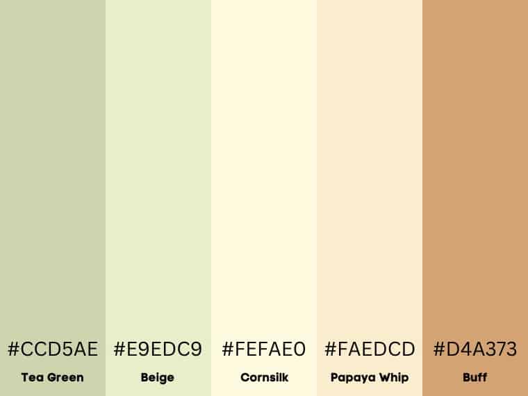 beige color palette