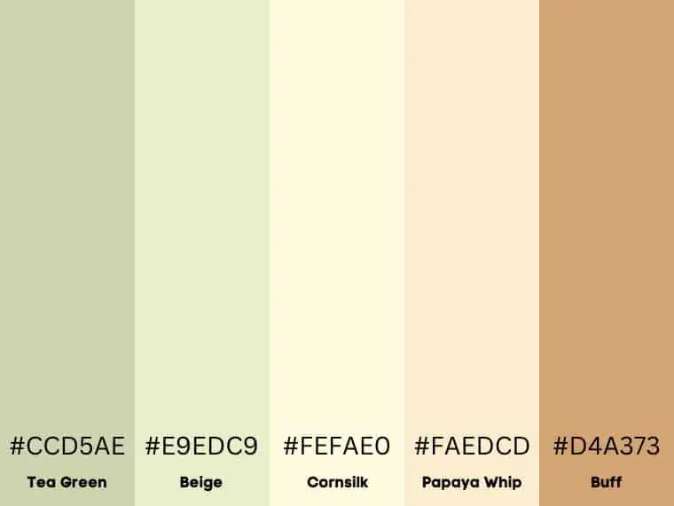 beige color palette