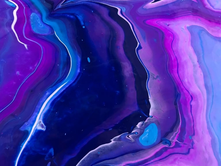 purple and blue paint