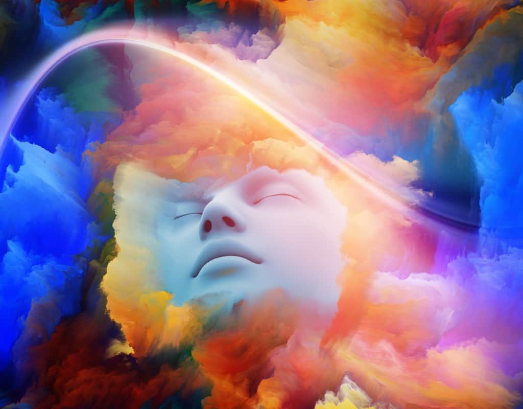 Illustration of colors in dreams