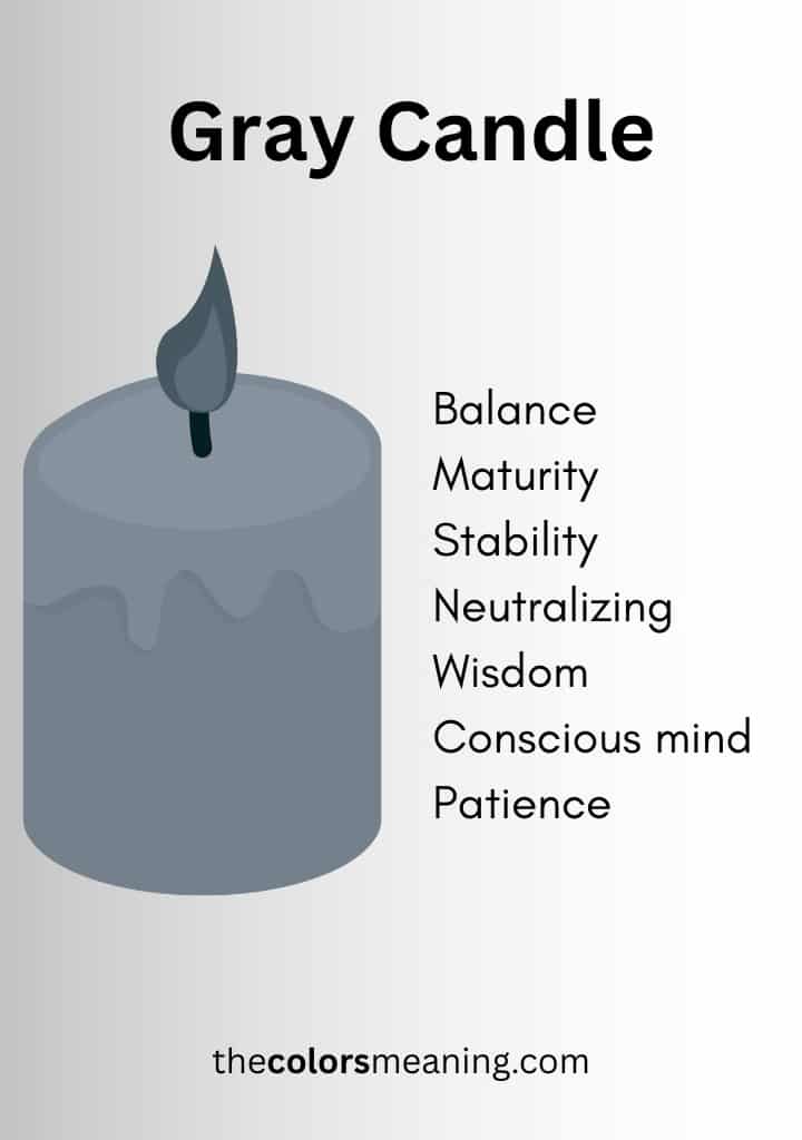 Gray candle meaning