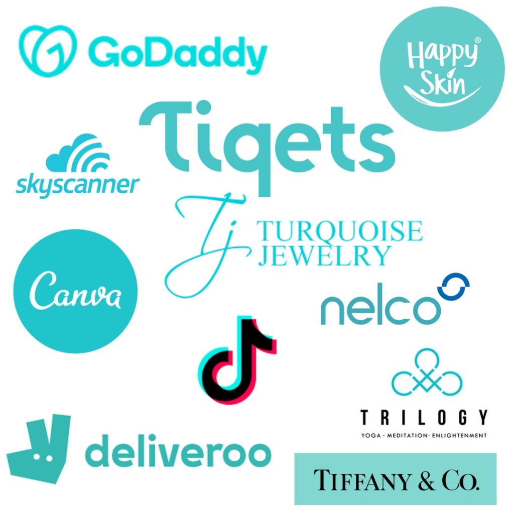 turquoise logos