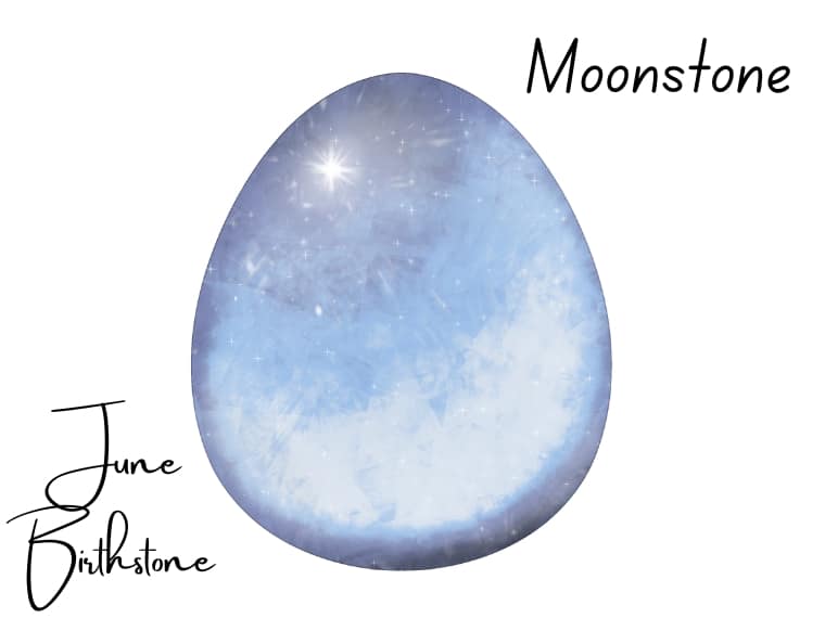 June birthstone Moonstone