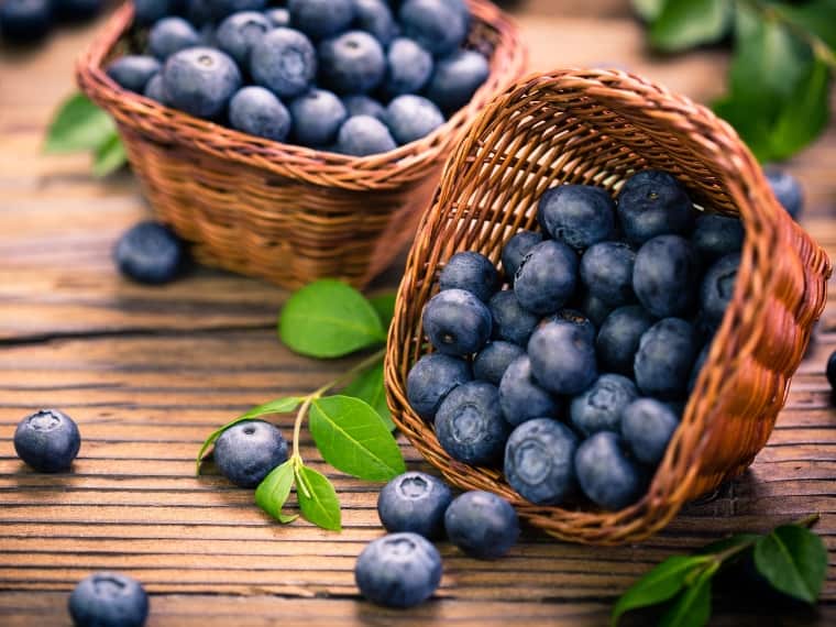 Blueberries are among the most delicious blue fruits