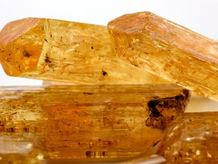 Imperial Topaz crystals