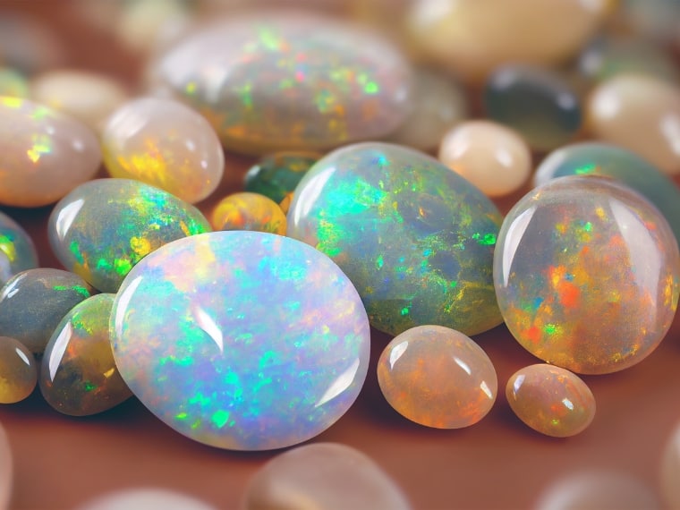 Opal gemstones