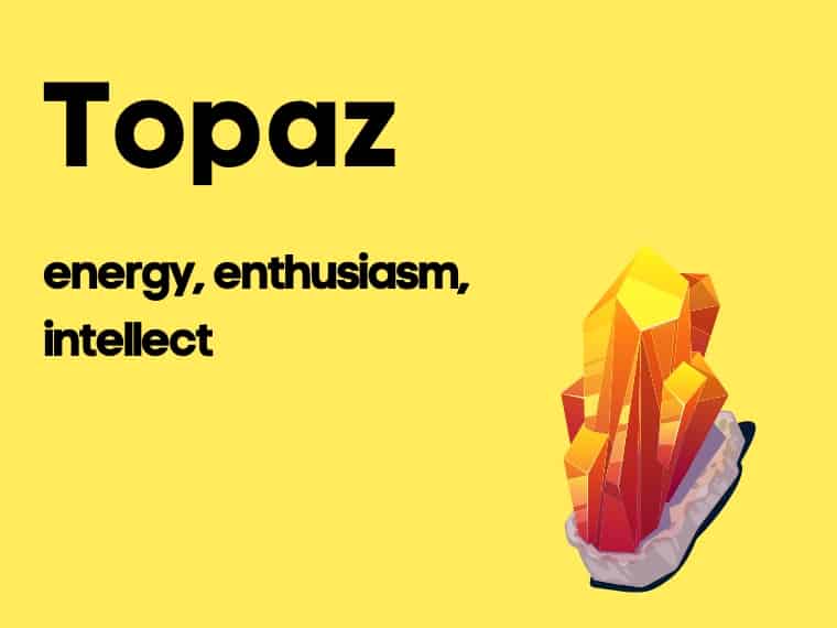 Topaz - the traditional birthstone for November