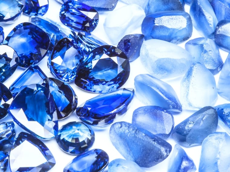 blue sapphires