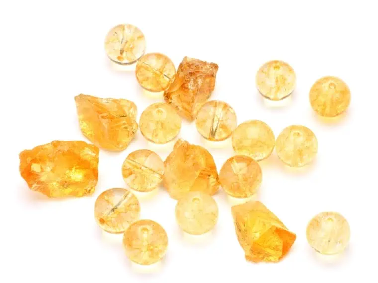 Citrine gemstones