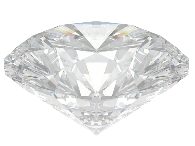 colorless diamond classic cut