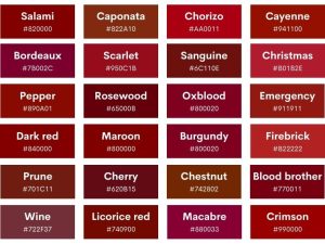 Meaning of the Color Maroon and Its Symbolism (+70 Colors)