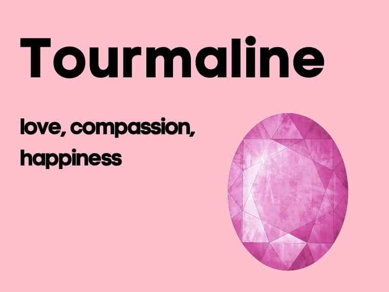 pink tourmaline birthstone of October