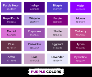 List of Colors: 1000 Colors with Names, Hex, RGB, & CMYK