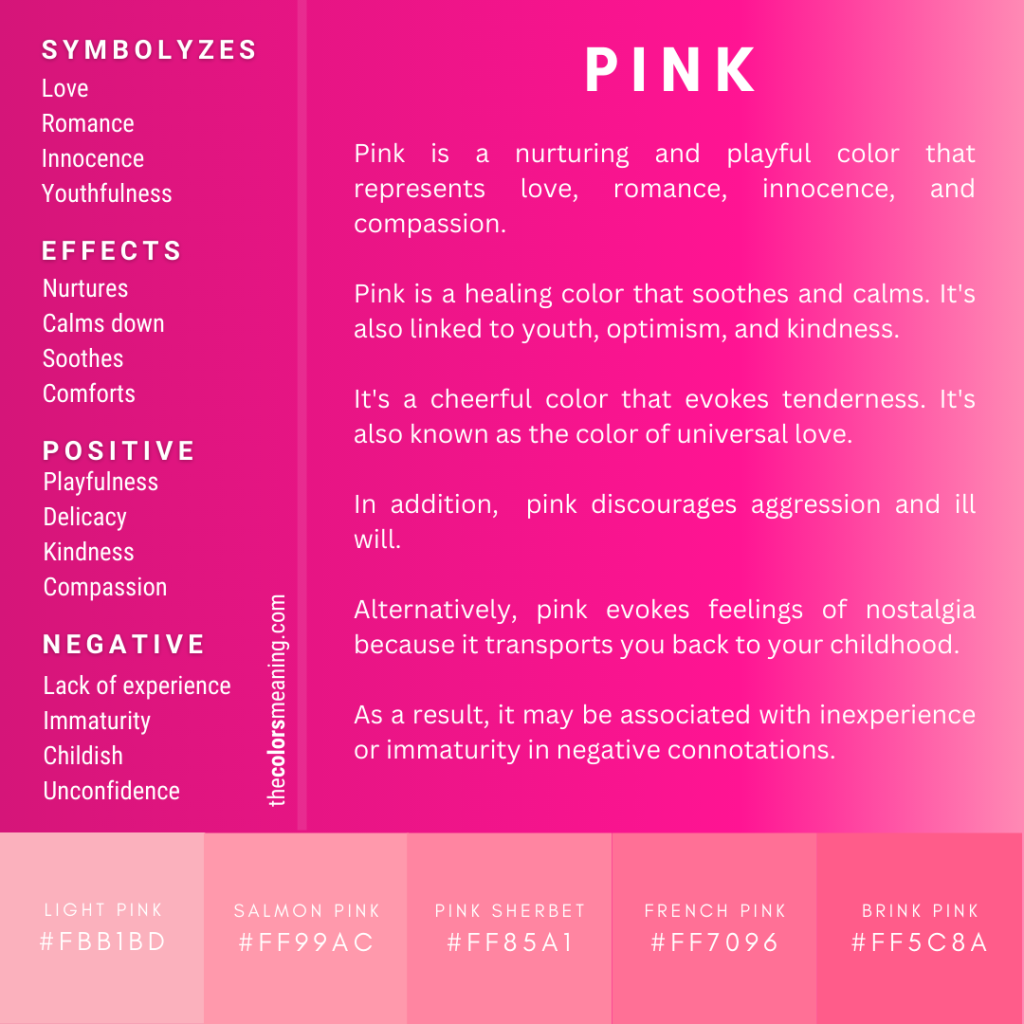pink color meanings