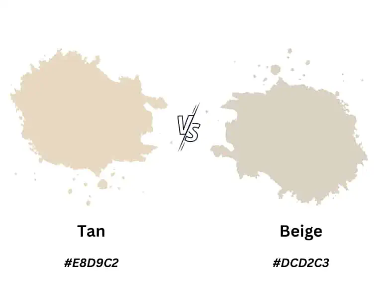 beige versus tan