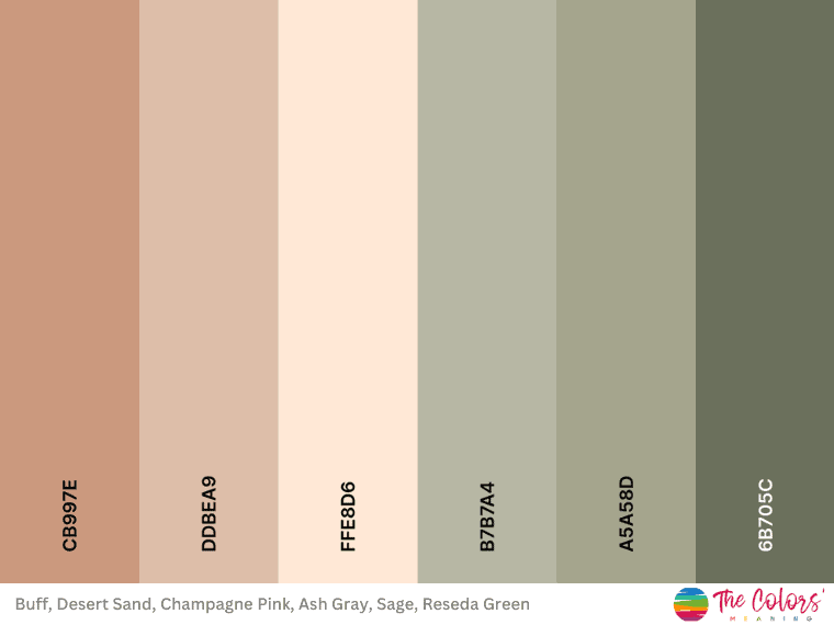 brown and green color combination