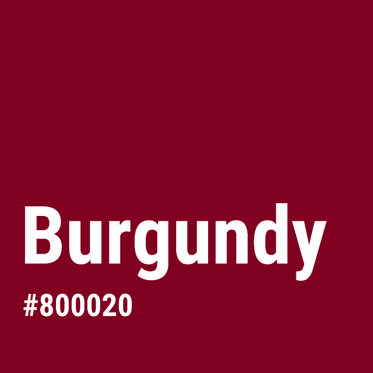 Burgundy color code