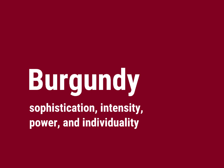 Burgundy Color Meaning