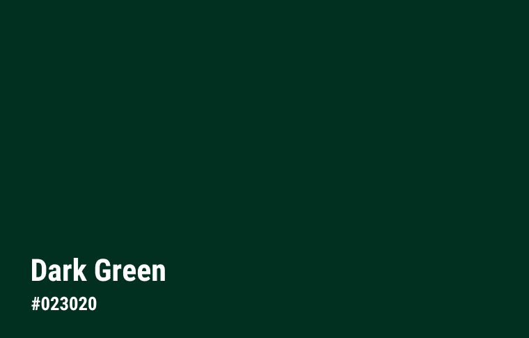 Dark Green Color: Meaning, Shades, and Color Codes