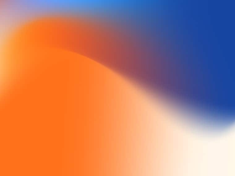 Orange and blue gradient background
