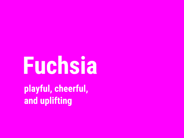 Fuchsia color meaning