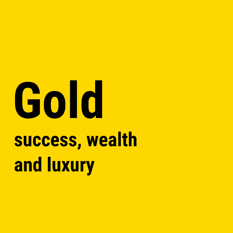 Gold color meaning