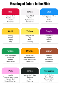 Meaning of Colors in the Bible