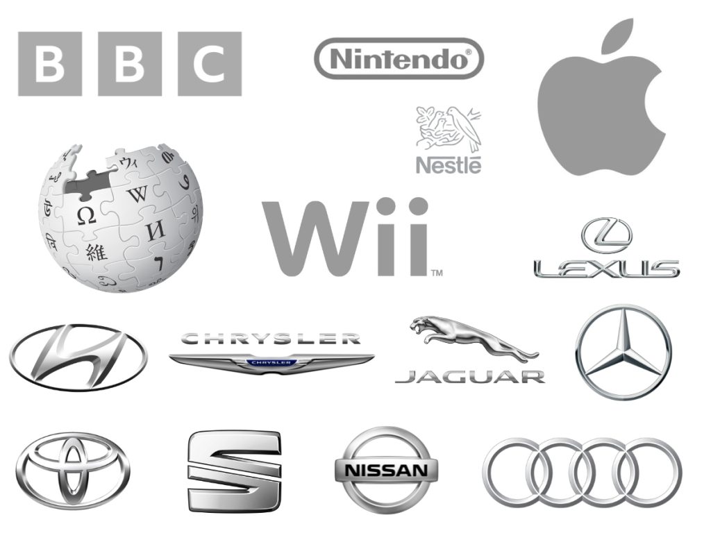 companies with gray logos