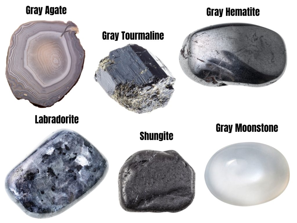 gray gemstones and rocks
