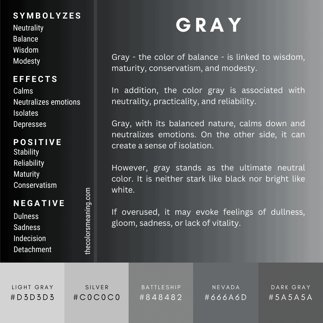 meaning of the color gray